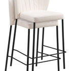 Zuo Linz Counter Stool (Set of 2) Cream