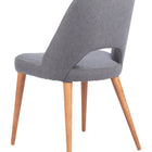 Zuo Leith Dining Chair (Set of 2) Gray