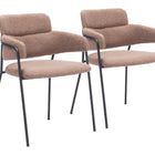 Zuo Marcel Dining Chair (Set of 2) Brown