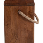 Zuo Omaga Storage Side Table Walnut