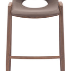 Zuo Desi Barstool (Set of 2) Brown & Walnut