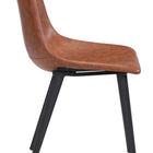 Zuo Daniel Dining Chair (Set of 2) Vintage Brown