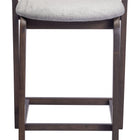 Zuo Troy Counter Stool (Set of 2) Dove Gray & Espresso