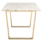 Zuo Atlas Dining Table White & Gold