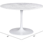 Zuo Phoenix Dining Table White