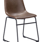 Zuo Smart Dining Chair (Set of 2) Vintage Espresso