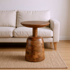 Zuo Kelk Side Table Walnut