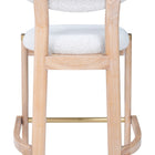 Zuo Rilou Counter Stool (Set of 2) White & Natural