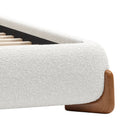 Zuo Baris King Bed Ivory