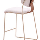 Zuo Meadow Counter Stool (Set of 4) Cloud White
