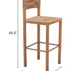 Zuo Iska Barstool (Set of 2) Natural