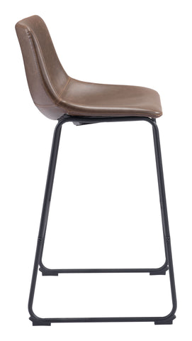 Zuo Smart Barstool (Set of 2) Vintage Espresso