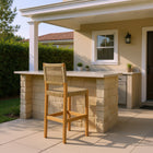 Zuo Corde Barstool Beige