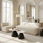 Zuo Camella Coffee Table Set (2-Piece) Light Beige & Black