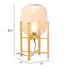 Zuo Wonderwall Table Lamp Gold