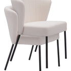 Zuo Aimee Dining Chair (Set of 2) Cream