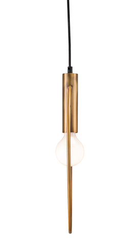 Zuo Irenza Ceiling Lamp Brass