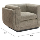 Zuo Sereneu Accent Chair Green Tweed