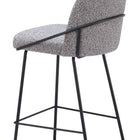Zuo Jambi Counter Stool (Set of 2) Black & White