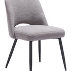 Zuo Teddy Dining Chair (Set of 2) Gray