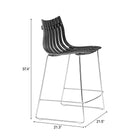Zuo Beaufort Counter Stool (Set of 2) Black