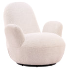 Zuo Lunet Swivel Chair Ivory