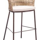 Zuo Freycinet Barstool (Set of 2) Natural