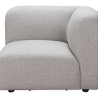 Zuo Biak Corner Chair Gray