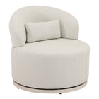 Zuo Sausalito Swivel Chair Beige