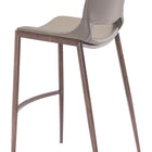 Zuo Ace Barstool (Set of 2) Brown & Walnut