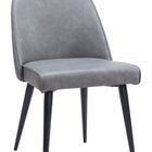 Zuo Silloth Armless Dining Chair (Set of 2) Gray