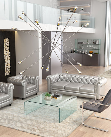 Zuo Belief Ceiling Lamp Chrome