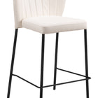 Zuo Linz Counter Stool (Set of 2) Cream