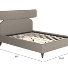 Zuo Dusa Queen Bed Olive Brown