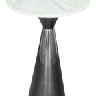 Zuo Tim Side Table White & Black