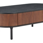 Zuo Koriana Coffee Table Black & Walnut