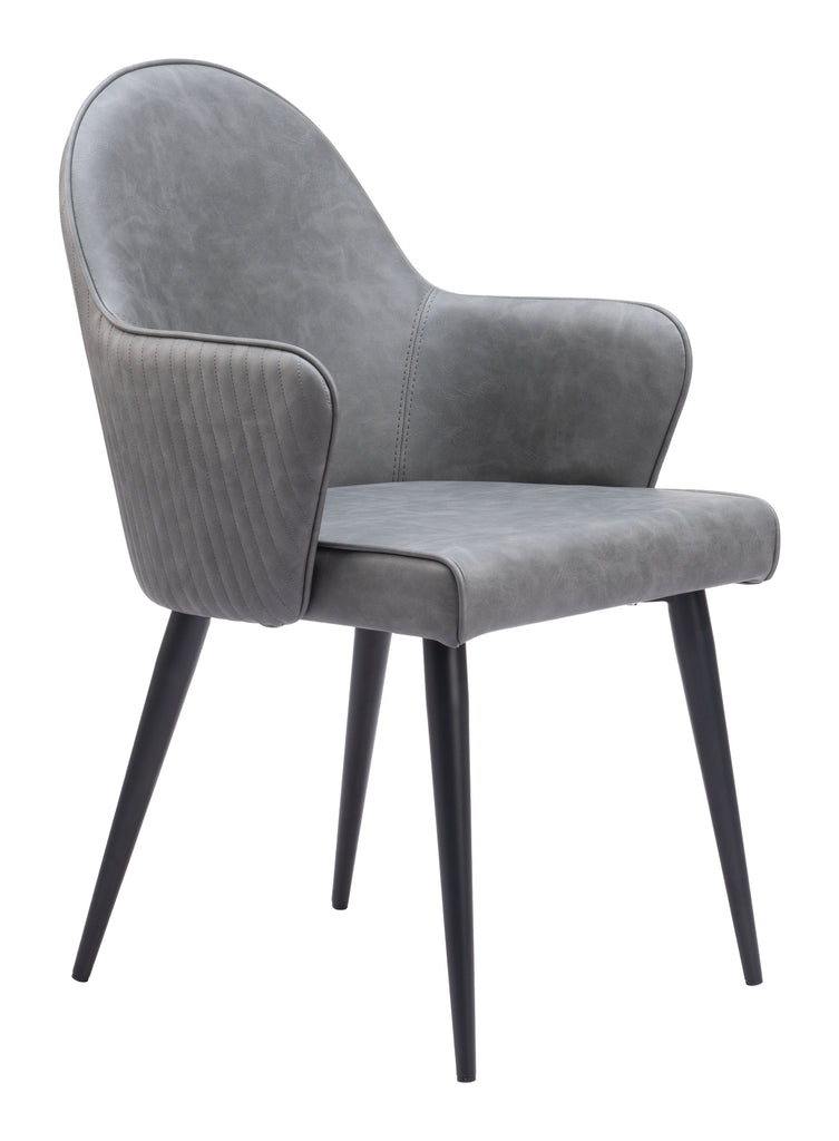 Zuo Silloth Dining Chair Gray