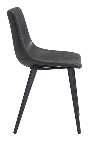 Zuo Daniel Dining Chair (Set of 2) Vintage Black