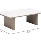 Zuo Seaborn Coffee Table White