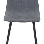 Zuo Daniel Dining Chair (Set of 2) Gray