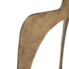 Zuo Ophelia Side Table White & Brass