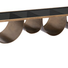 Zuo Reed Coffee Table Brass & Black