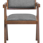 Zuo Delhi Dining Chair (Set of 2) Gray & Walnut