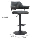 Zuo Erret Barstool Gray