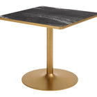 Zuo Caliza Dining Table Black & Gold