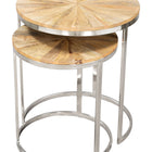Zuo Bari Nesting Table Set (2-Piece) Natural