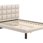 Zuo Placid Queen Bed Beige