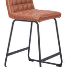 Zuo Pago Counter Stool (Set of 2) Brown