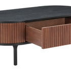 Zuo Koriana Coffee Table Black & Walnut
