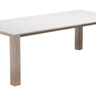 Zuo Leilani Rectangular Dining Table White